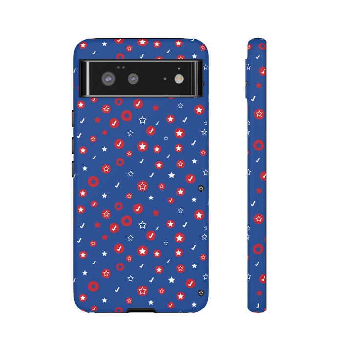 Checks and Stars Tough Phone Case