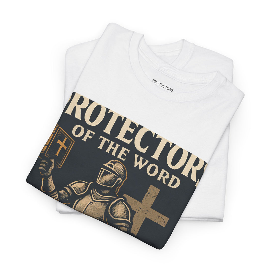 Protectors of the Word Premium Christian T-Shirt — 'Victory' Knight Design with John 14:6 Scripture