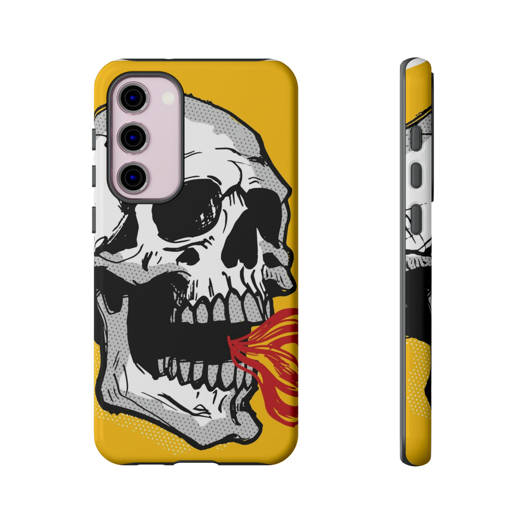 Skull Fire Tough Phone Case