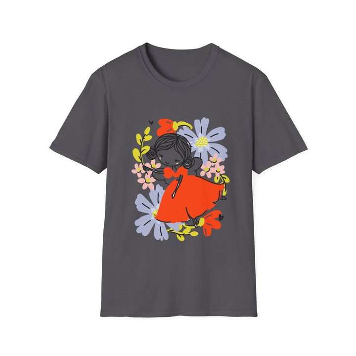 Cute Flying Forest Fairie Unisex Softstyle T-Shirt