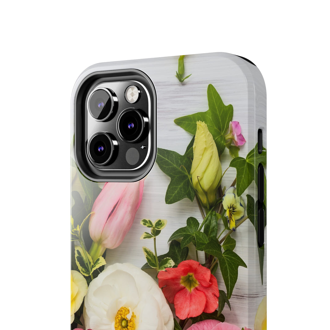 iPhone Flowers Tough Phone Case