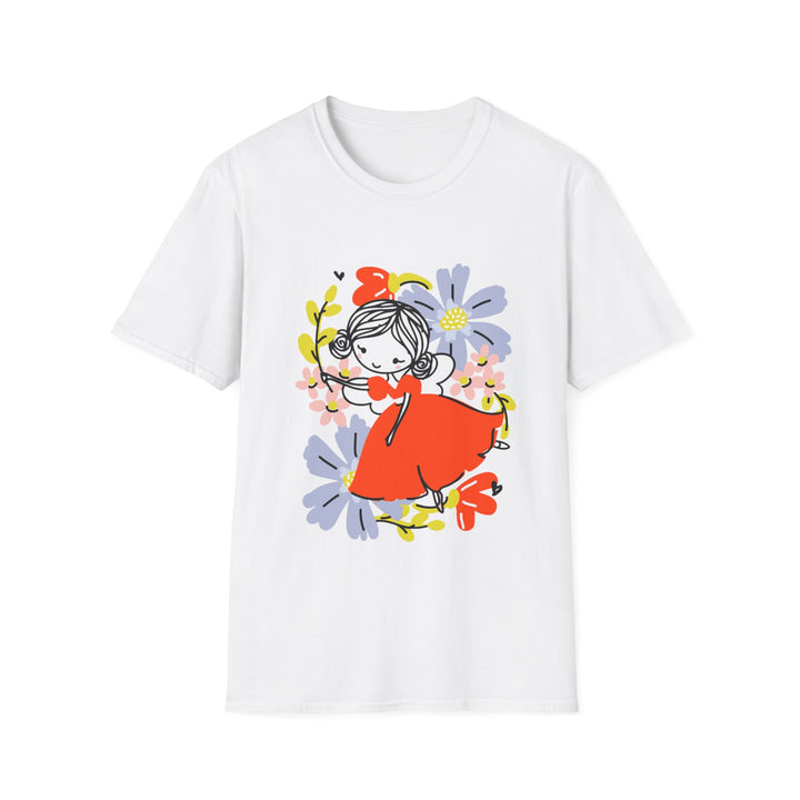 Cute Flying Forest Fairie Unisex Softstyle T-Shirt