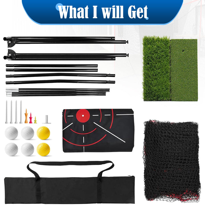 Swing Rex Pro Golf Net for Backyard – Heavy Duty Golf Practice Net