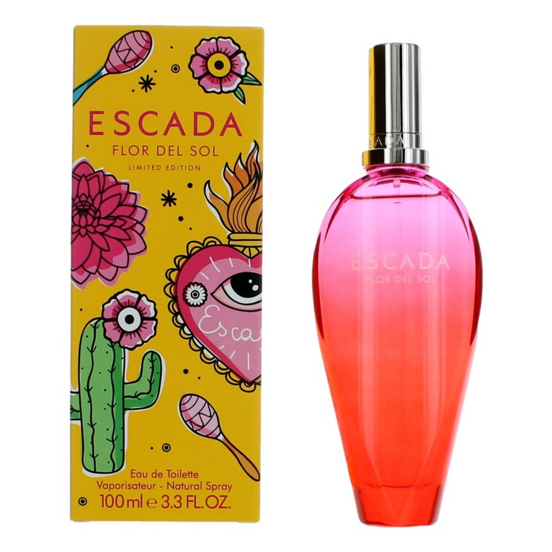 Flor Del Sol by Escada, 3.3 oz EDT Spray for Women