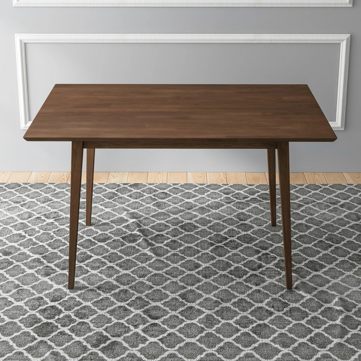 Mary Modern Style Solid Wood Rectangular Dining Kitchen Table 47" Image.
