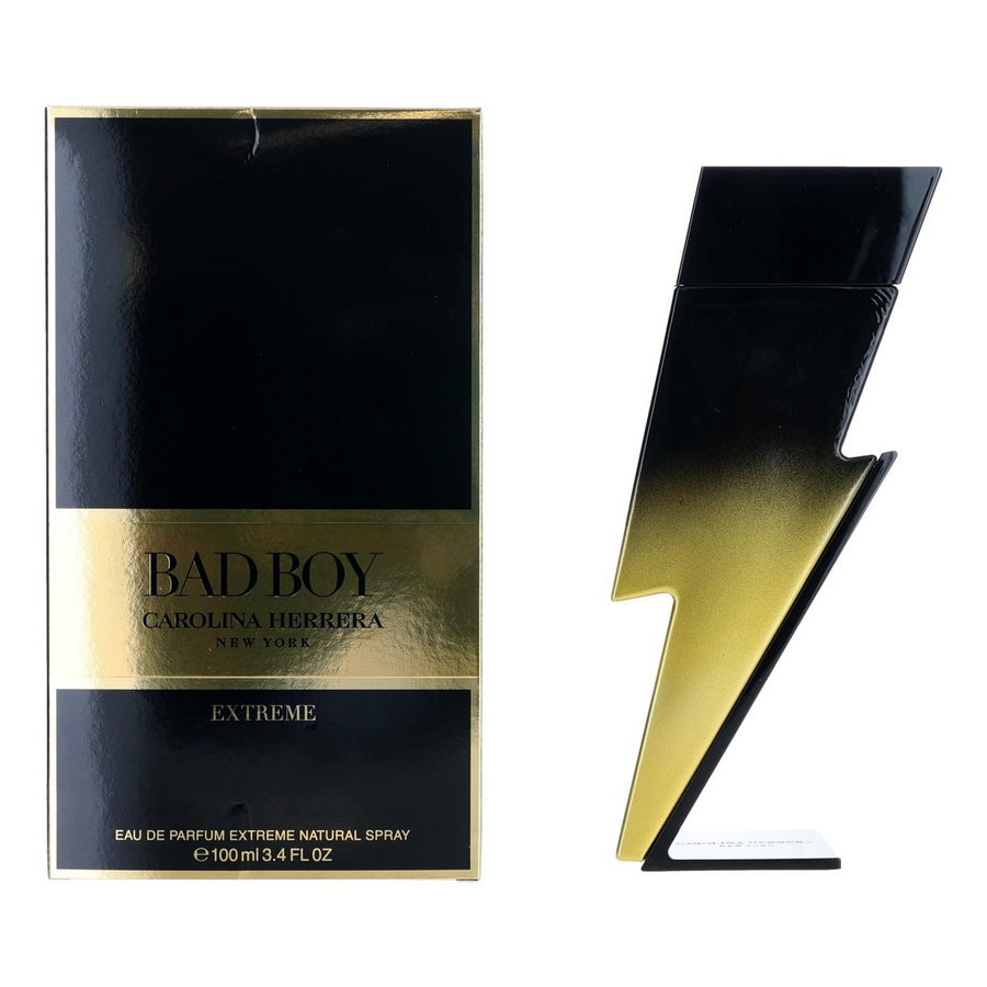 Bad Boy Extreme by Carolina Herrera, 3.4 oz. Eau De Pafum Extreme Spray for Men