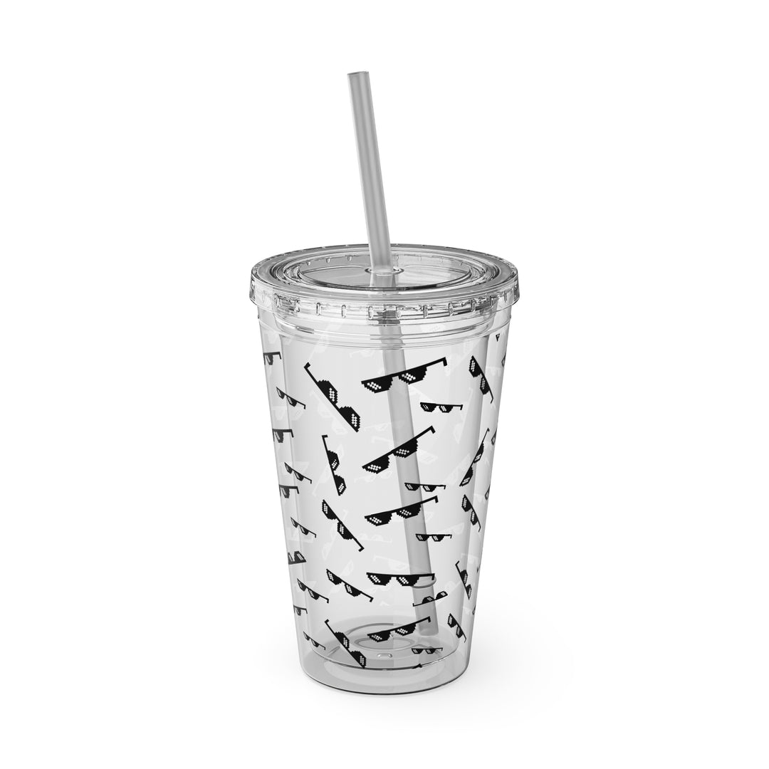 Shade Glasses Sunsplash Tumbler with Straw, 16oz