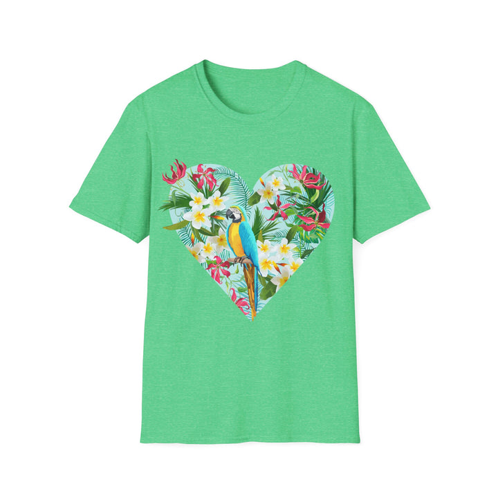 Floral Heart Unisex Softstyle T-Shirt