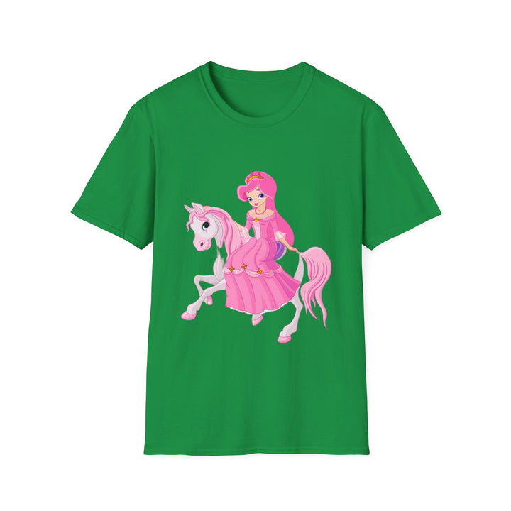 Princess on Horse Unisex Softstyle T-Shirt