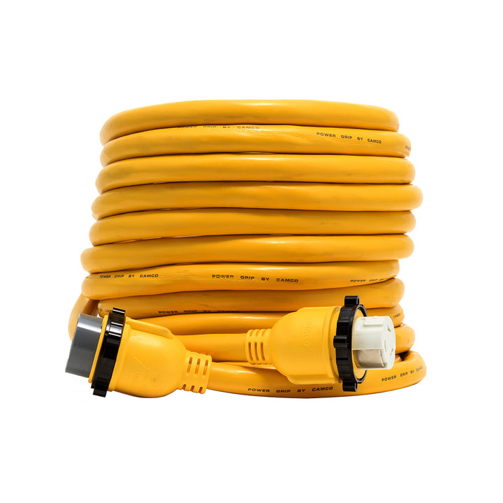 Camco 50 Amp Power Grip Marine Extension Cord - 50 M-Locking/F-Locking Adapter [55623]