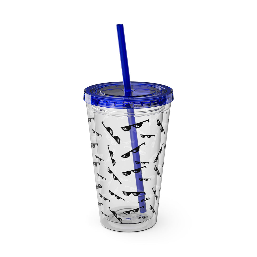 Shade Glasses Sunsplash Tumbler with Straw, 16oz