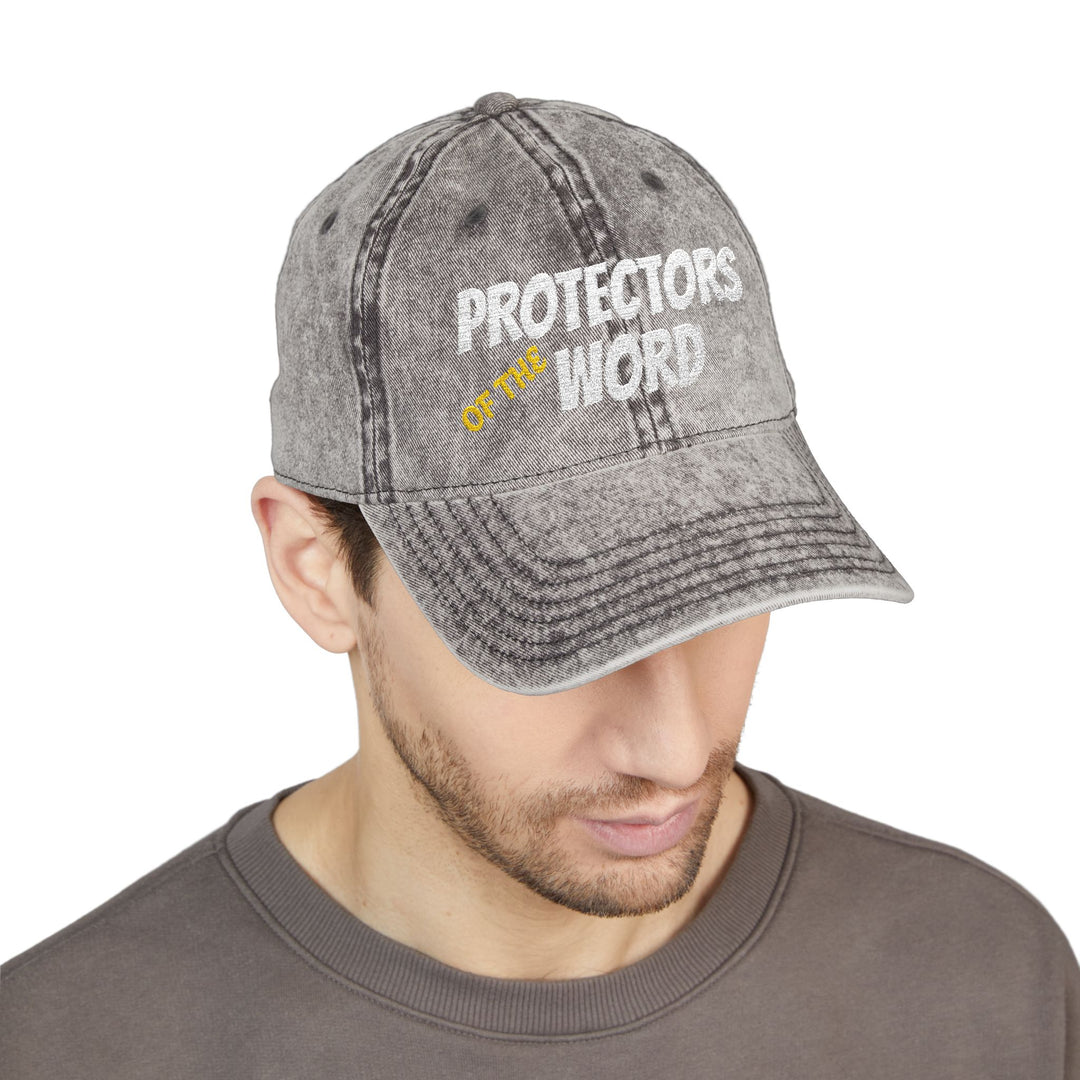 Protectors of the Word Embroidered Vintage Cap