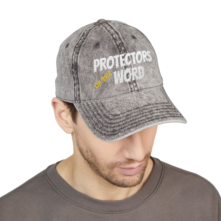 Protectors of the Word Embroidered Vintage Cap