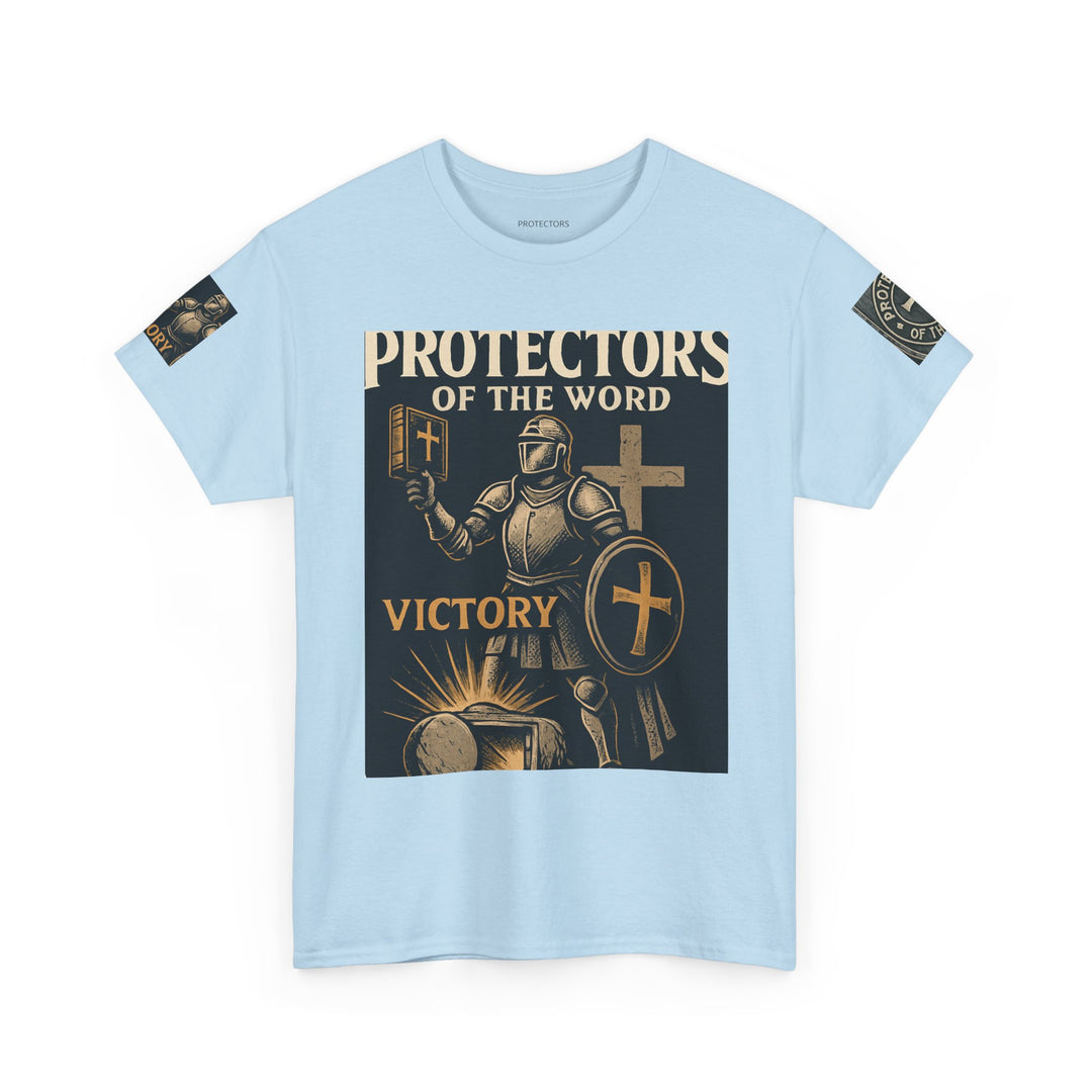 Protectors of the Word Premium Christian T-Shirt — 'Victory' Knight Design with John 14:6 Scripture