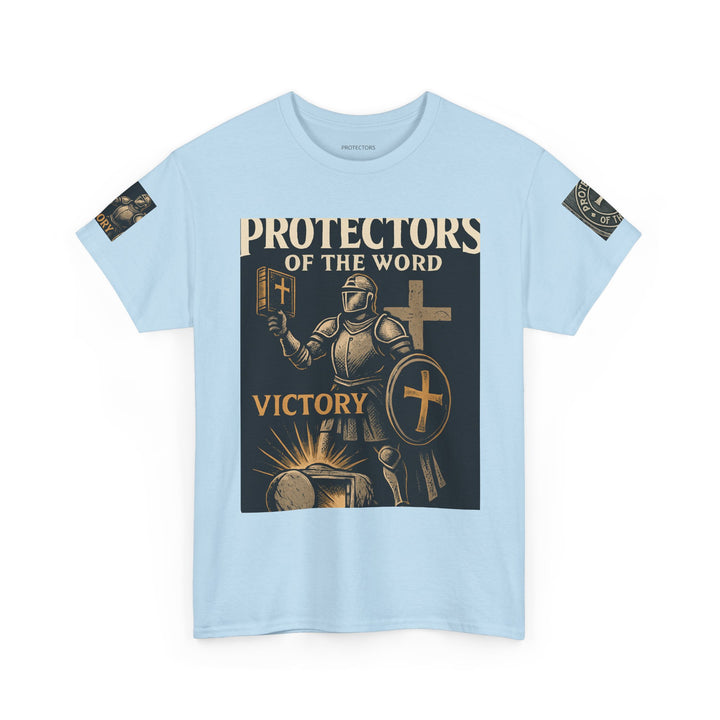 Protectors of the Word Premium Christian T-Shirt — 'Victory' Knight Design with John 14:6 Scripture