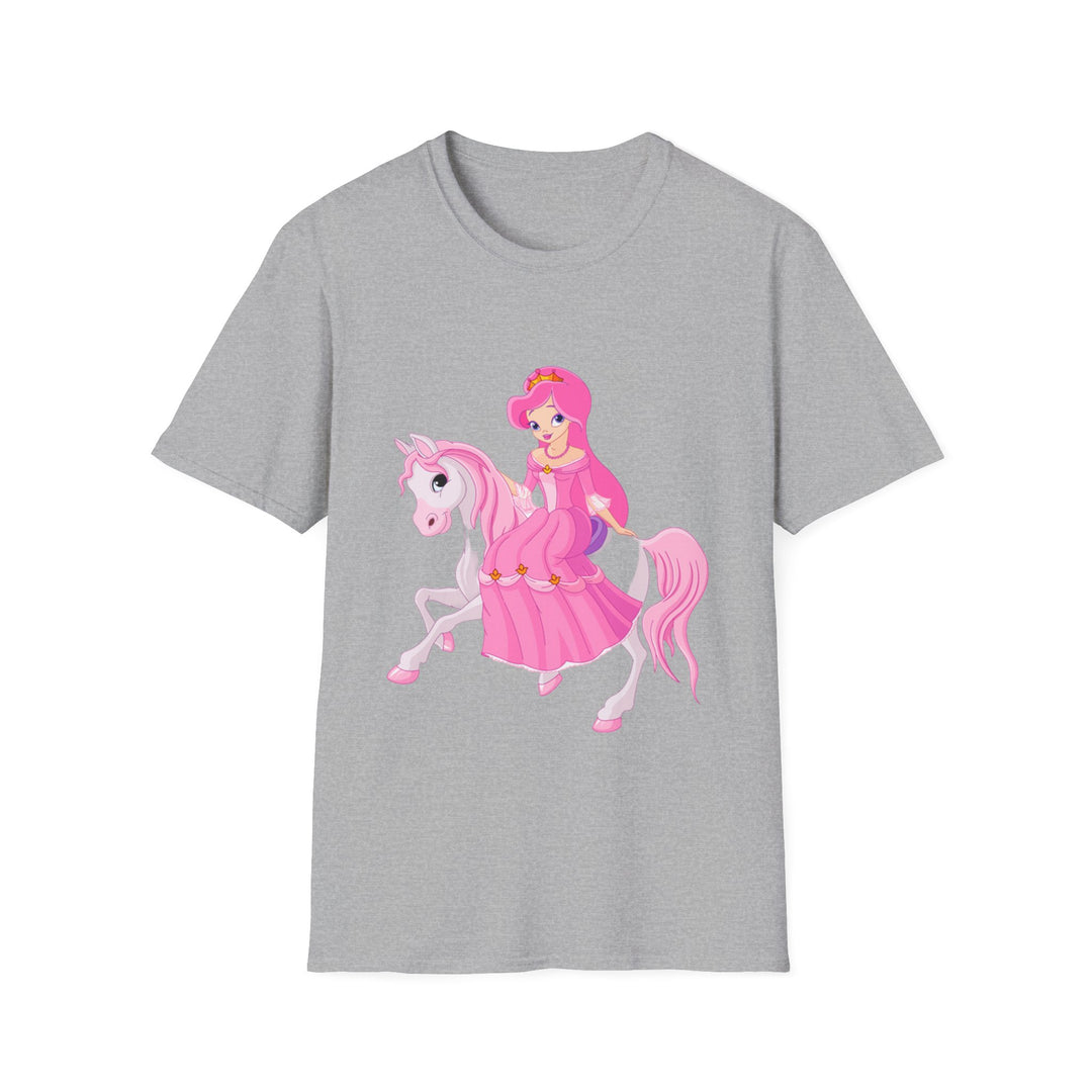 Princess on Horse Unisex Softstyle T-Shirt