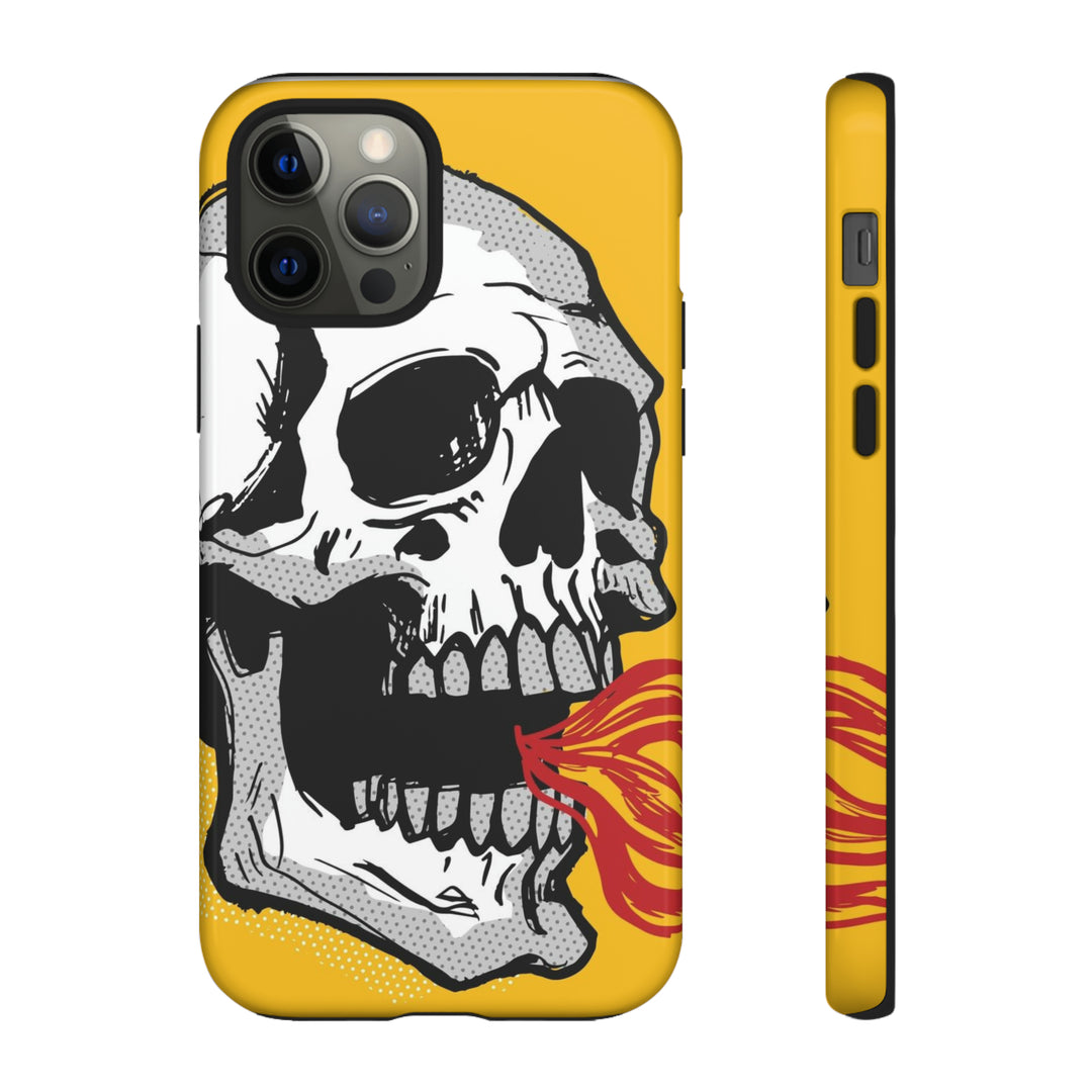 Skull Fire Tough Phone Case