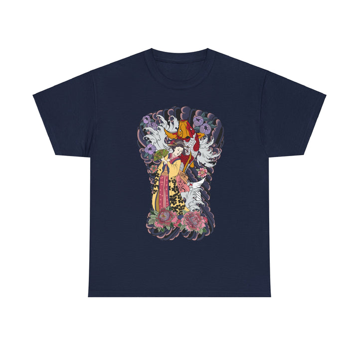 Geisha Woman Unisex Heavy Cotton Tee