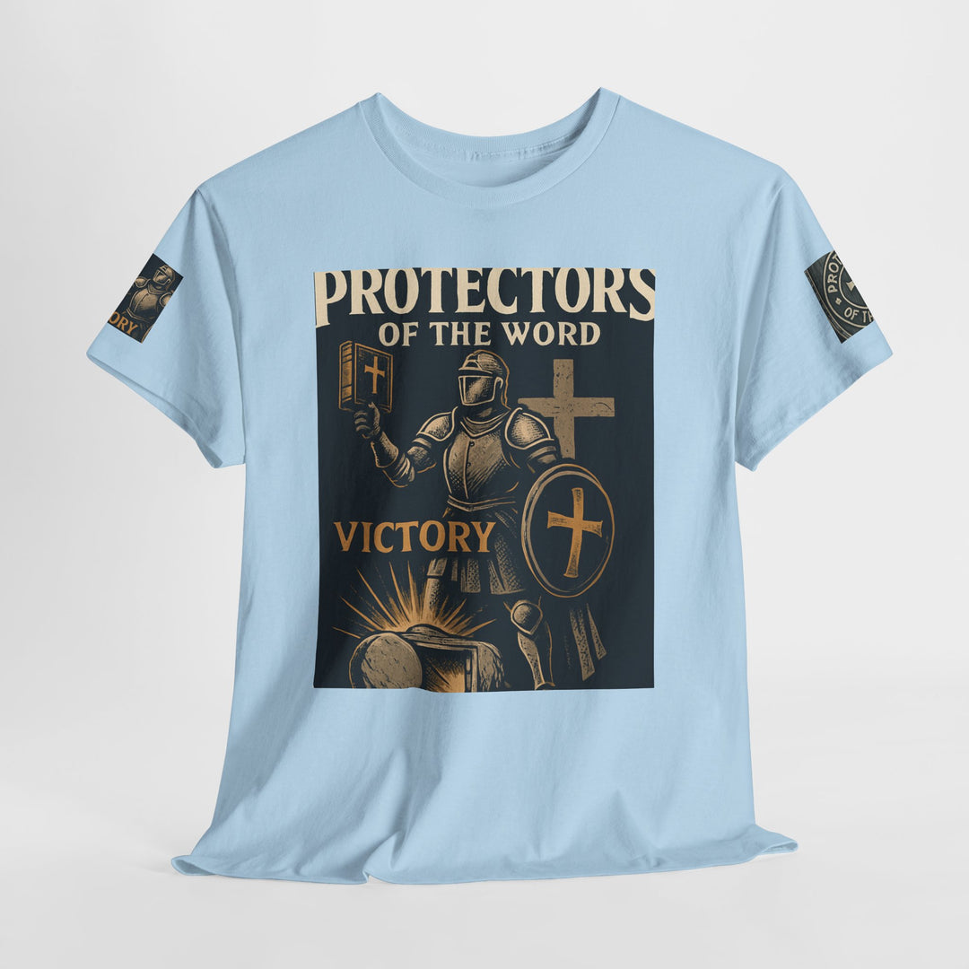 Protectors of the Word Premium Christian T-Shirt — 'Victory' Knight Design with John 14:6 Scripture