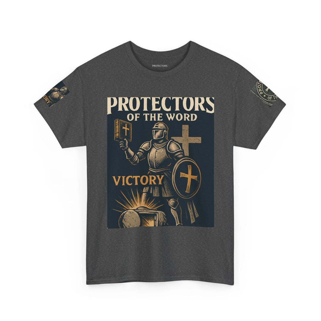 Protectors of the Word Premium Christian T-Shirt — 'Victory' Knight Design with John 14:6 Scripture