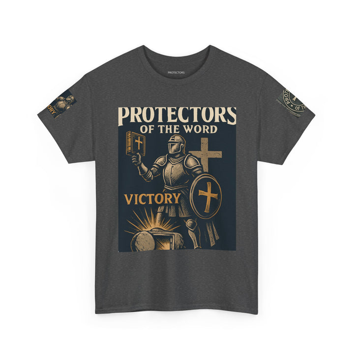 Protectors of the Word Premium Christian T-Shirt — 'Victory' Knight Design with John 14:6 Scripture