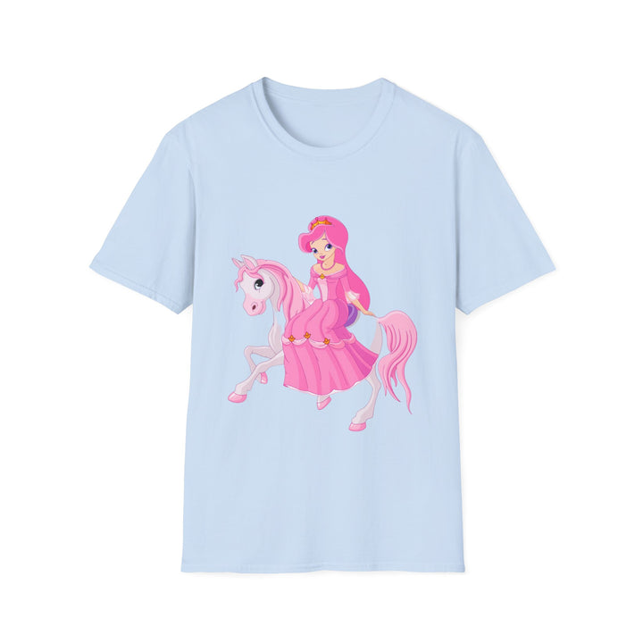 Princess on Horse Unisex Softstyle T-Shirt