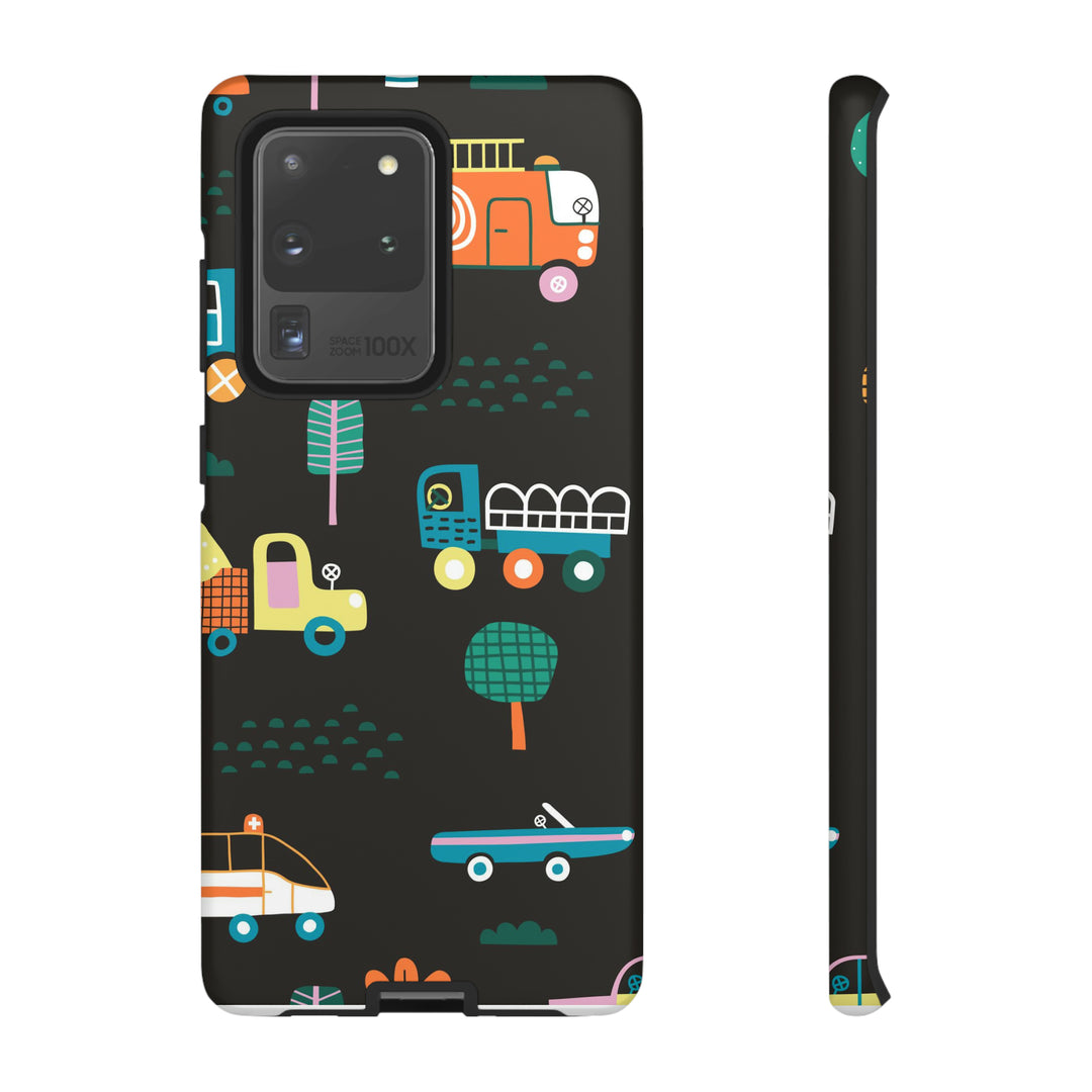 Cars and Trucks Tough Phone Case