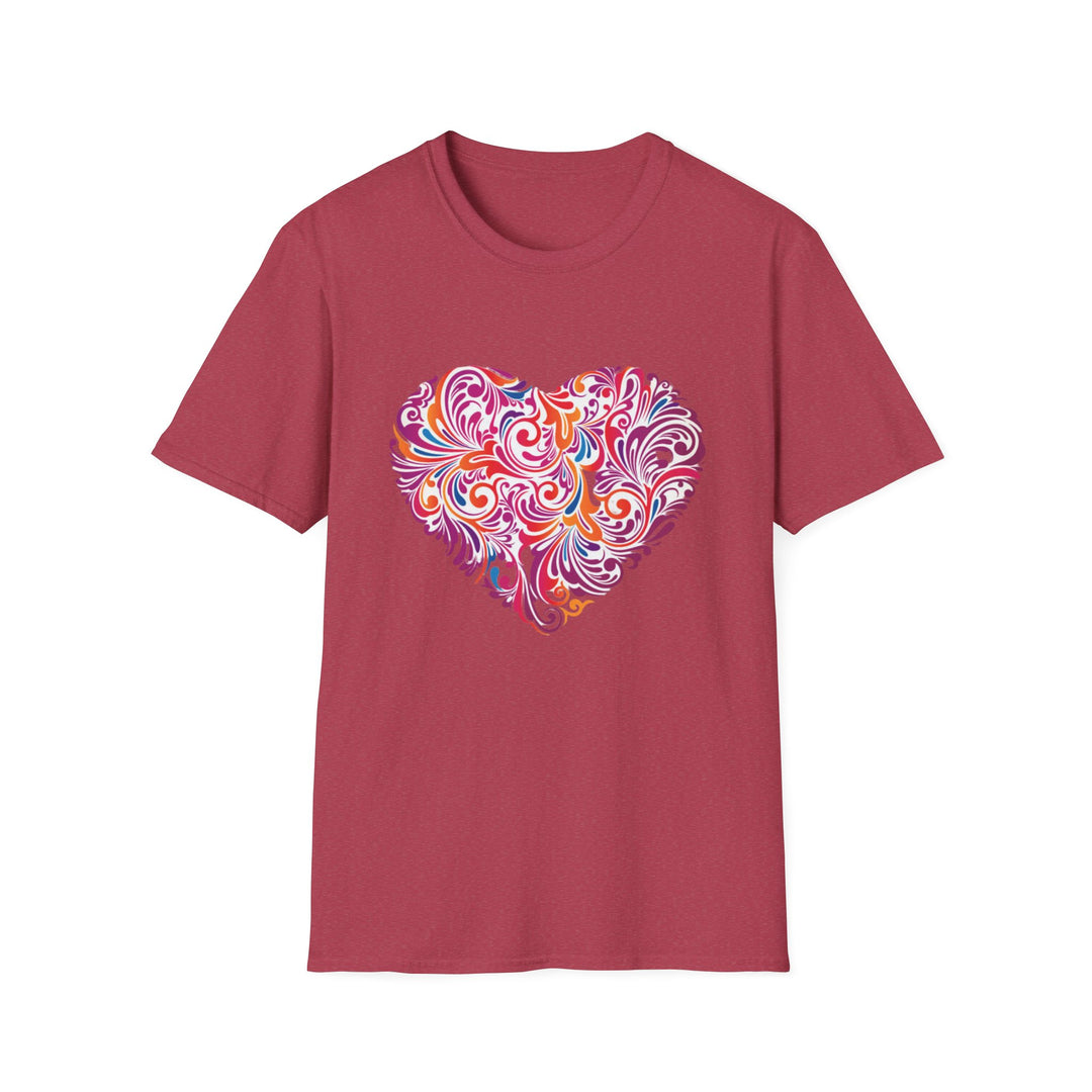 Heart Design Unisex Softstyle T-Shirt