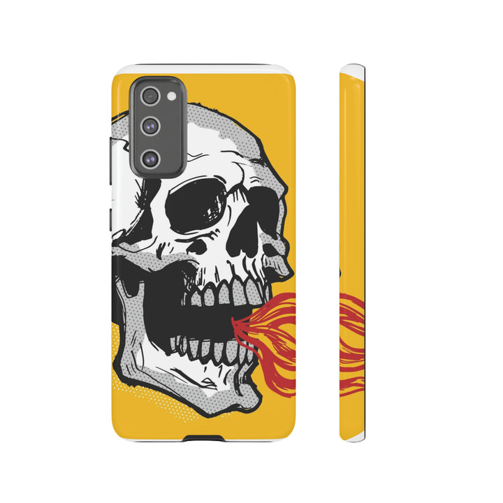 Skull Fire Tough Phone Case