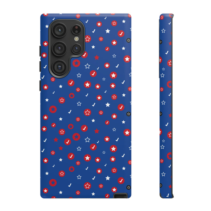 Checks and Stars Tough Phone Case