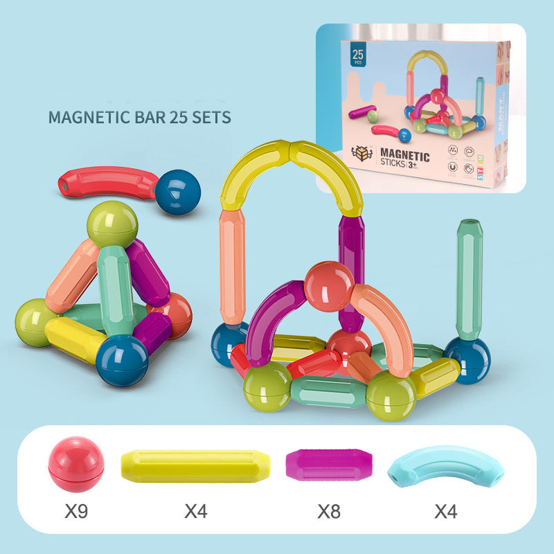 Magnetic Building Blocks Toy Set – Educational Fun for Kids