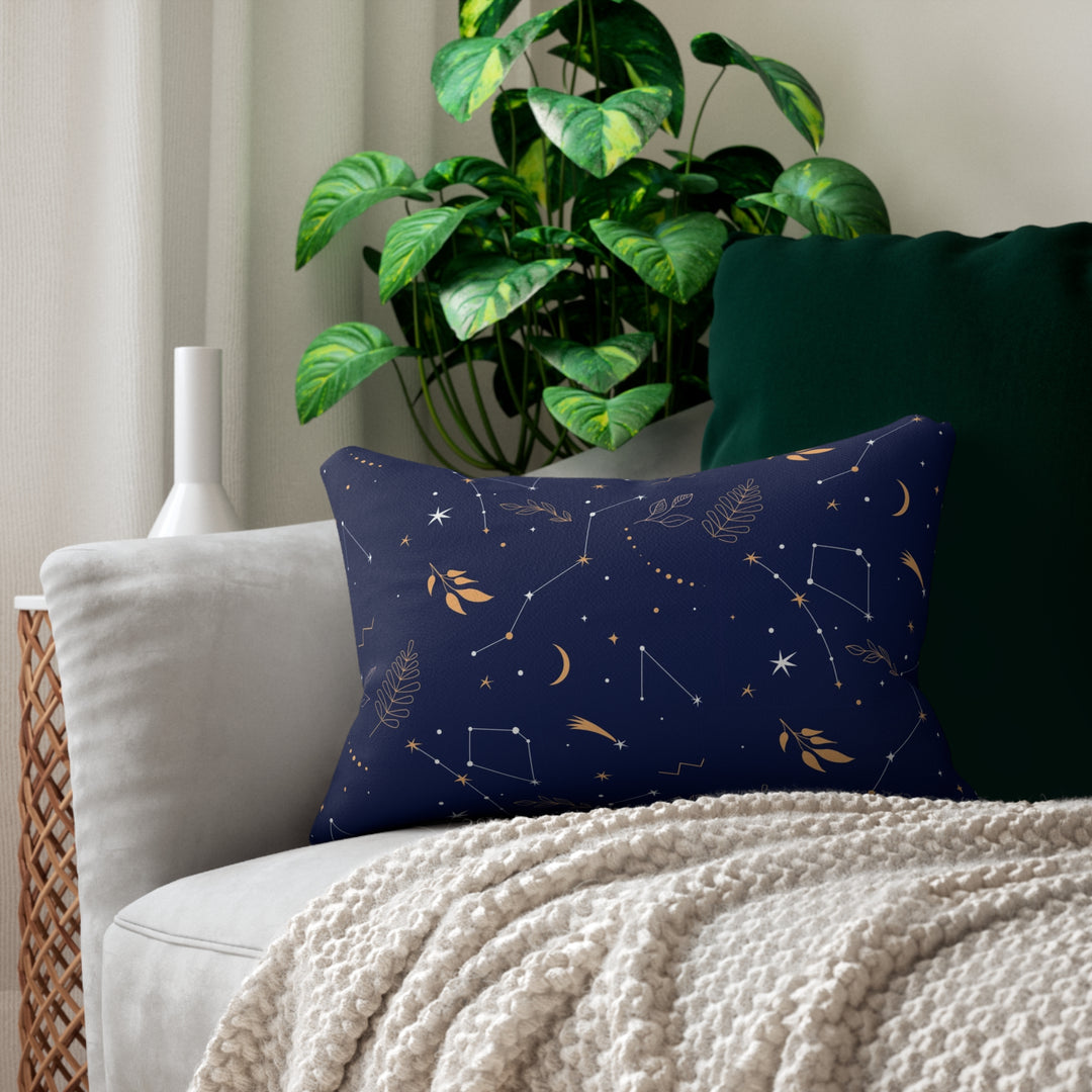 Constellations Spun Polyester Lumbar Pillow