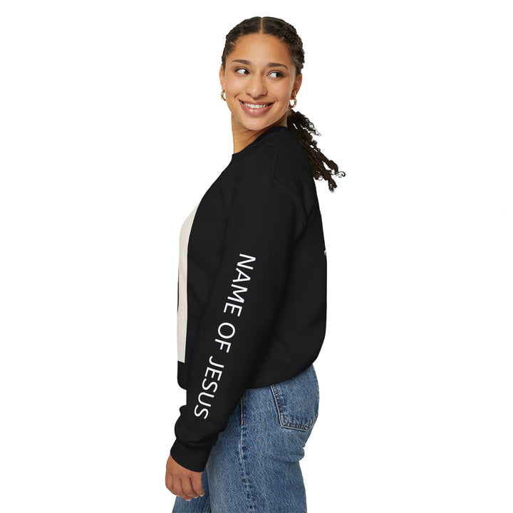 Knight Shield Crewneck Sweatshirt — "Protectors of the Word God Saves"