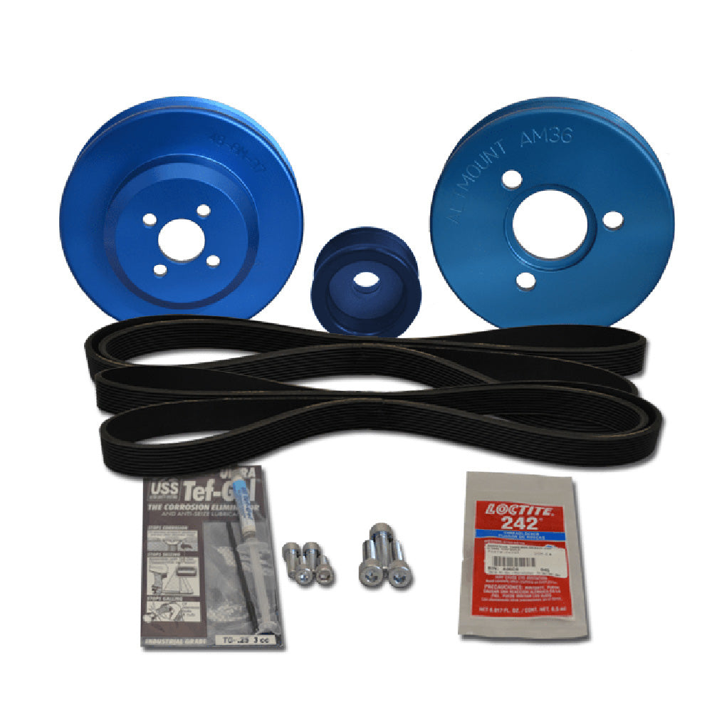 Balmar Pulley Kit f/Yanmar 3JH5, 3JH4-E, 4JH4-E, 4JH5, 4JH5-E [48-YSP-3JH-A]