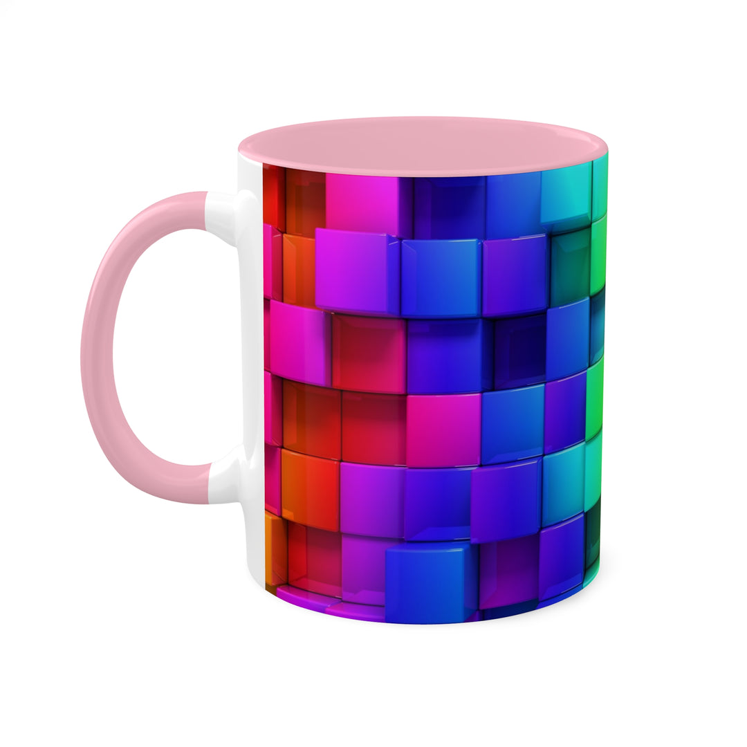 Rainbow of Colorful Boxes Colorful Mugs, 11oz