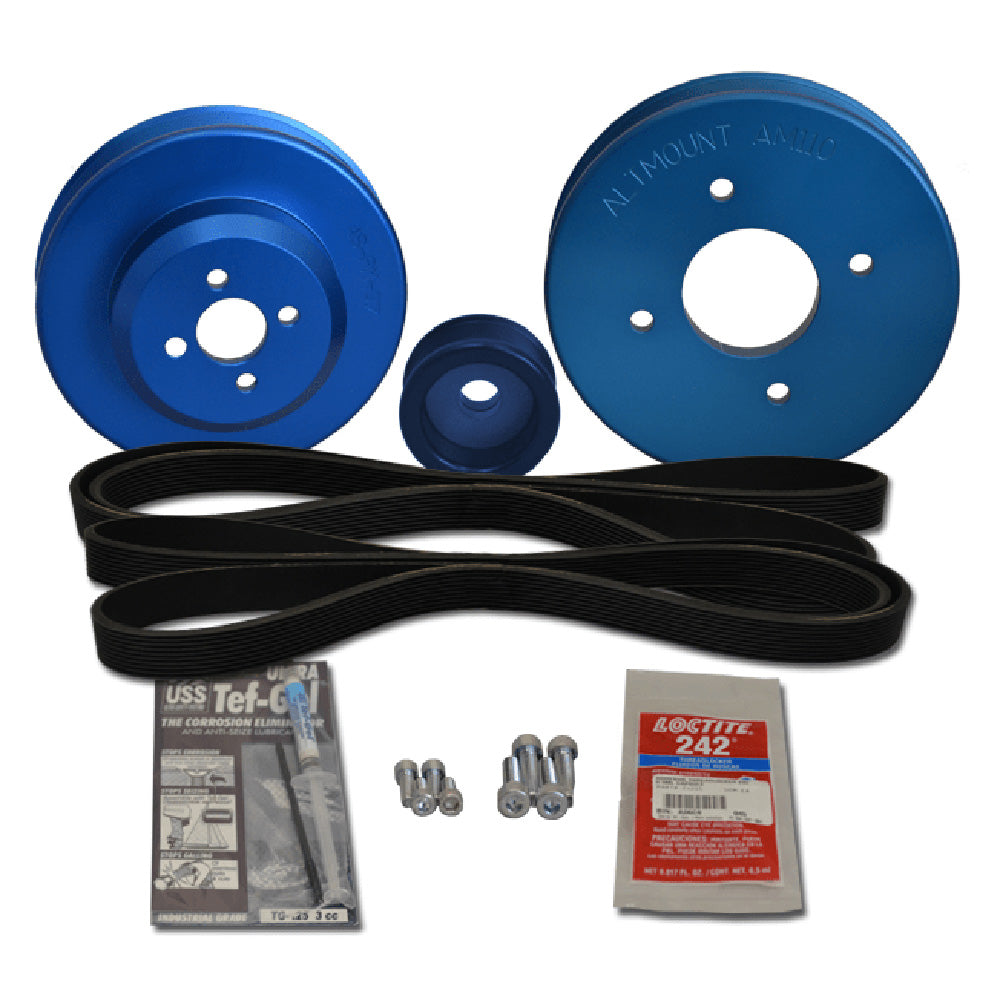 Balmar Pulley Kit f/Yanmar 3JH2-TE, 3JH2-E [48-YSP-3JH-C]