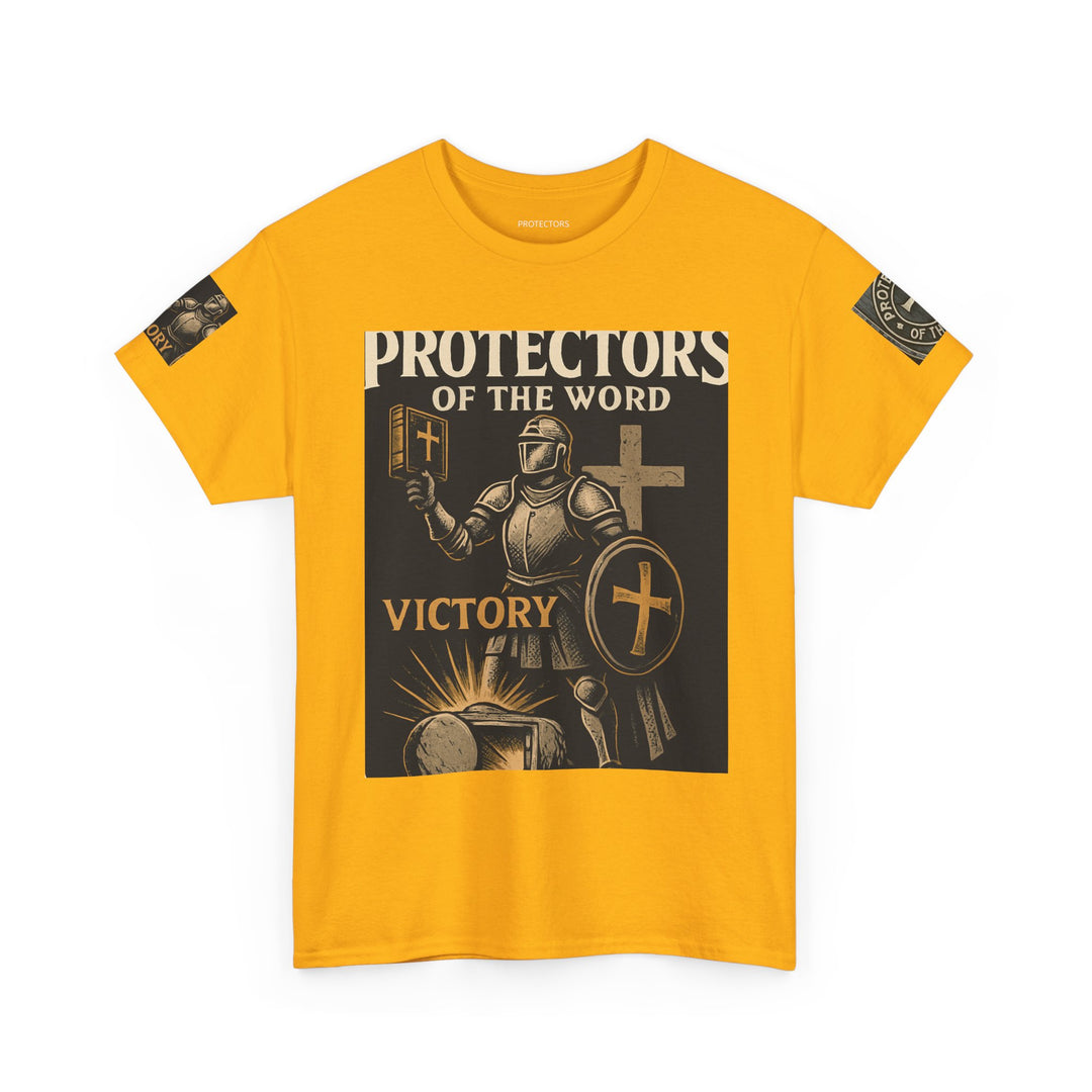 Protectors of the Word Premium Christian T-Shirt — 'Victory' Knight Design with John 14:6 Scripture