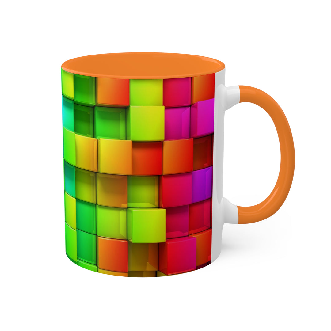 Rainbow of Colorful Boxes Colorful Mugs, 11oz