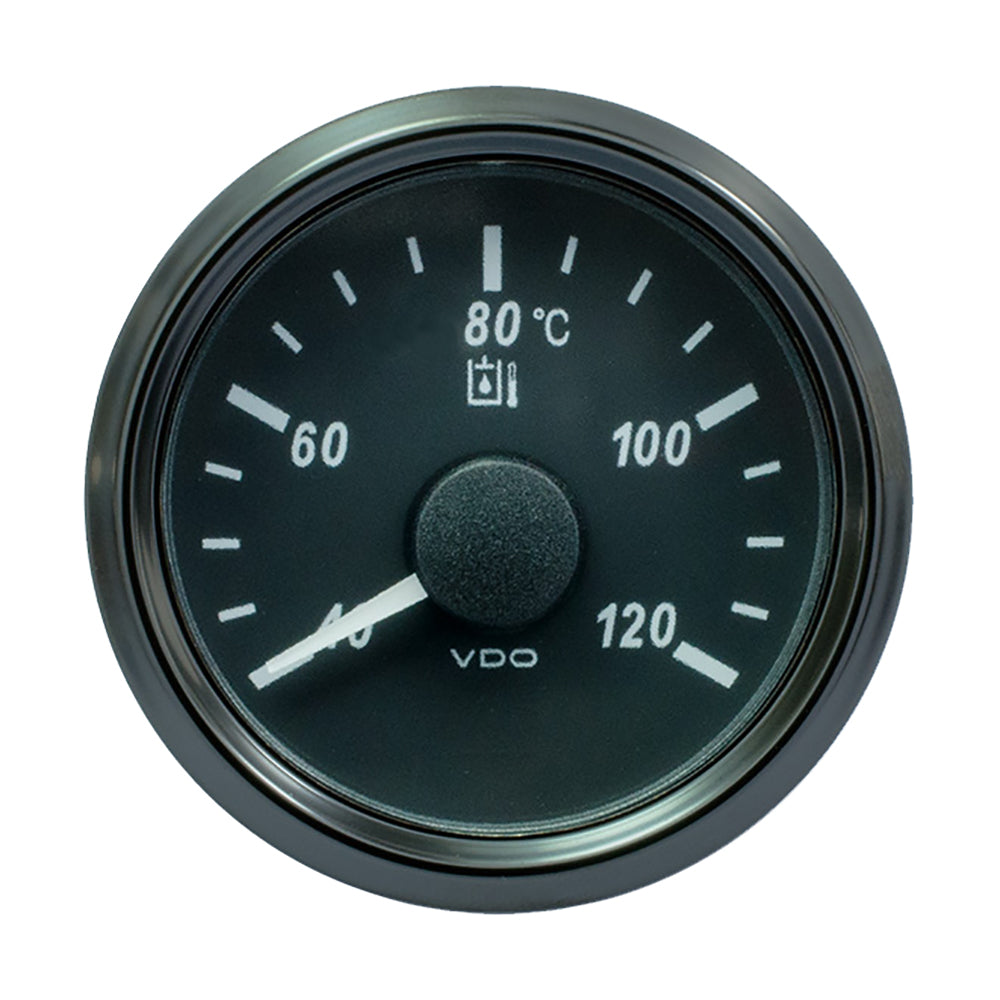 VDO SingleViu 52mm (2-1/16") Hydraulic Oil Temp. Gauge - 120C - 291-22 Ohm [A2C3833510030]