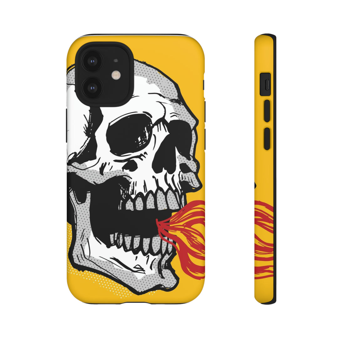 Skull Fire Tough Phone Case