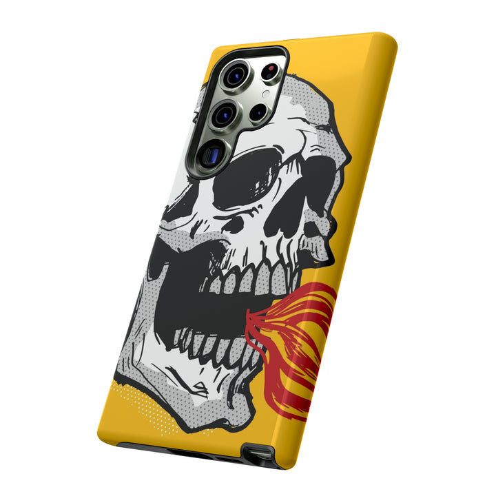 Skull Fire Tough Phone Case