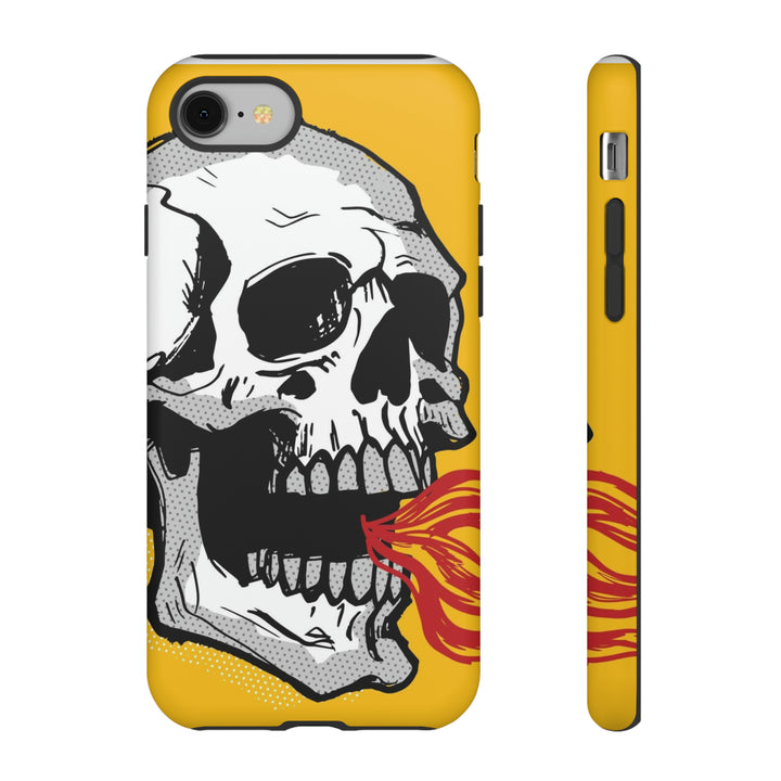 Skull Fire Tough Phone Case