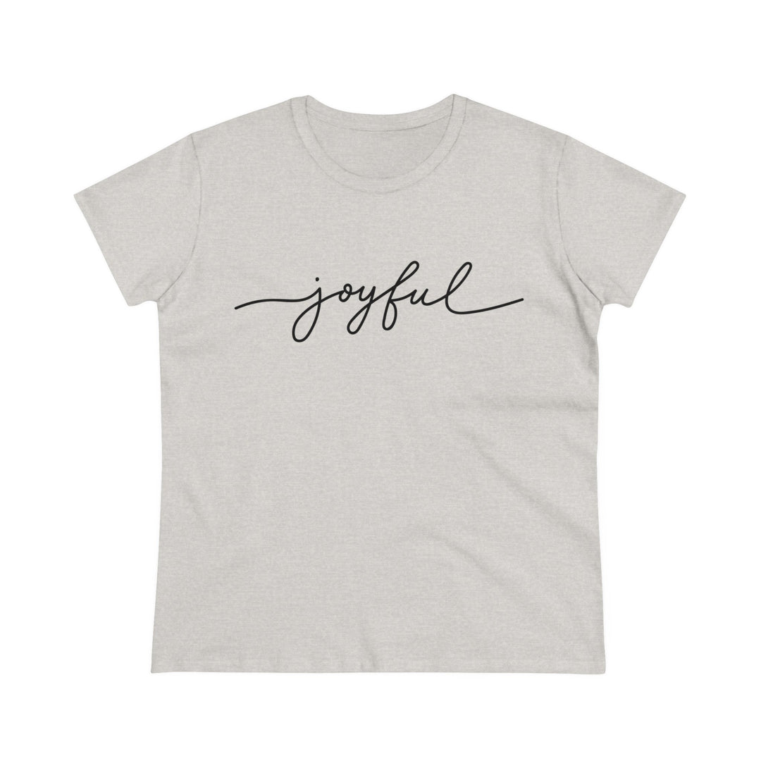 Joyful Women's Midweight Cotton Tee