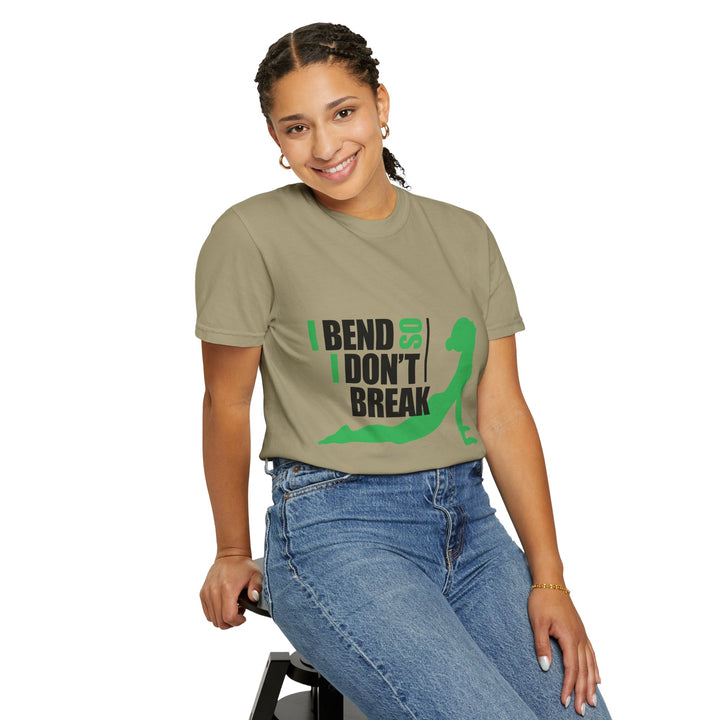 I Bend So I Don't Break Unisex Garment-Dyed T-shirt