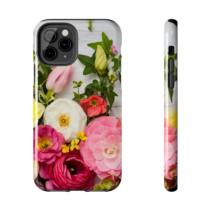 iPhone Flowers Tough Phone Case