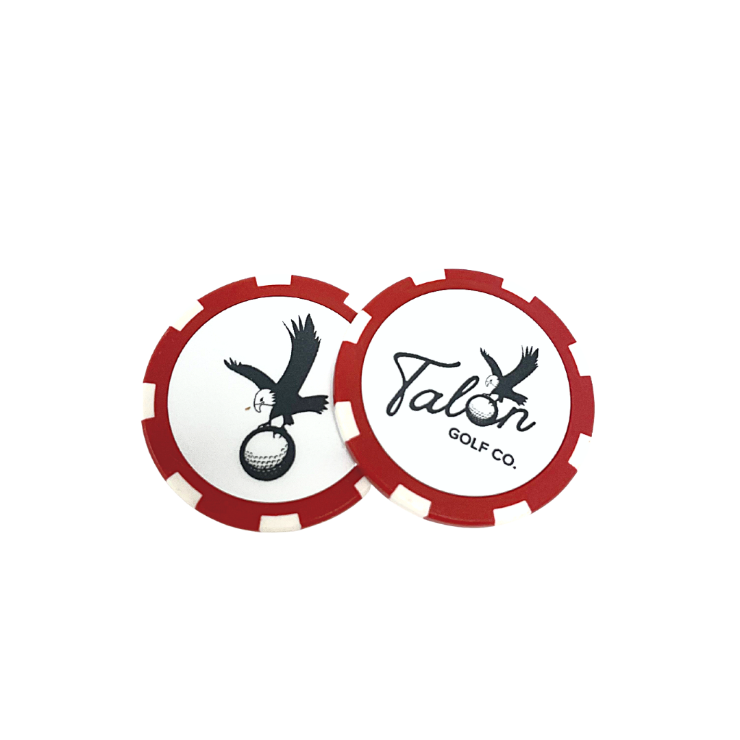 Talon Poker Chip Ball Marker Red