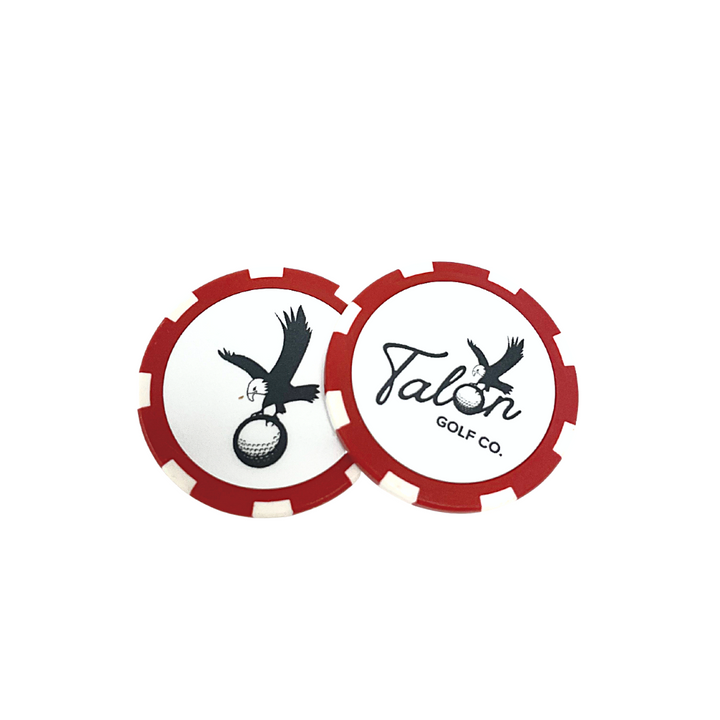 Talon Poker Chip Ball Marker Red