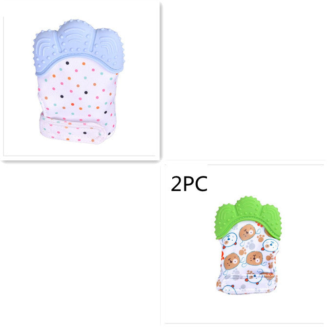 Baby Teething Gloves – Silicone Molar Mitten for Soothing Gums