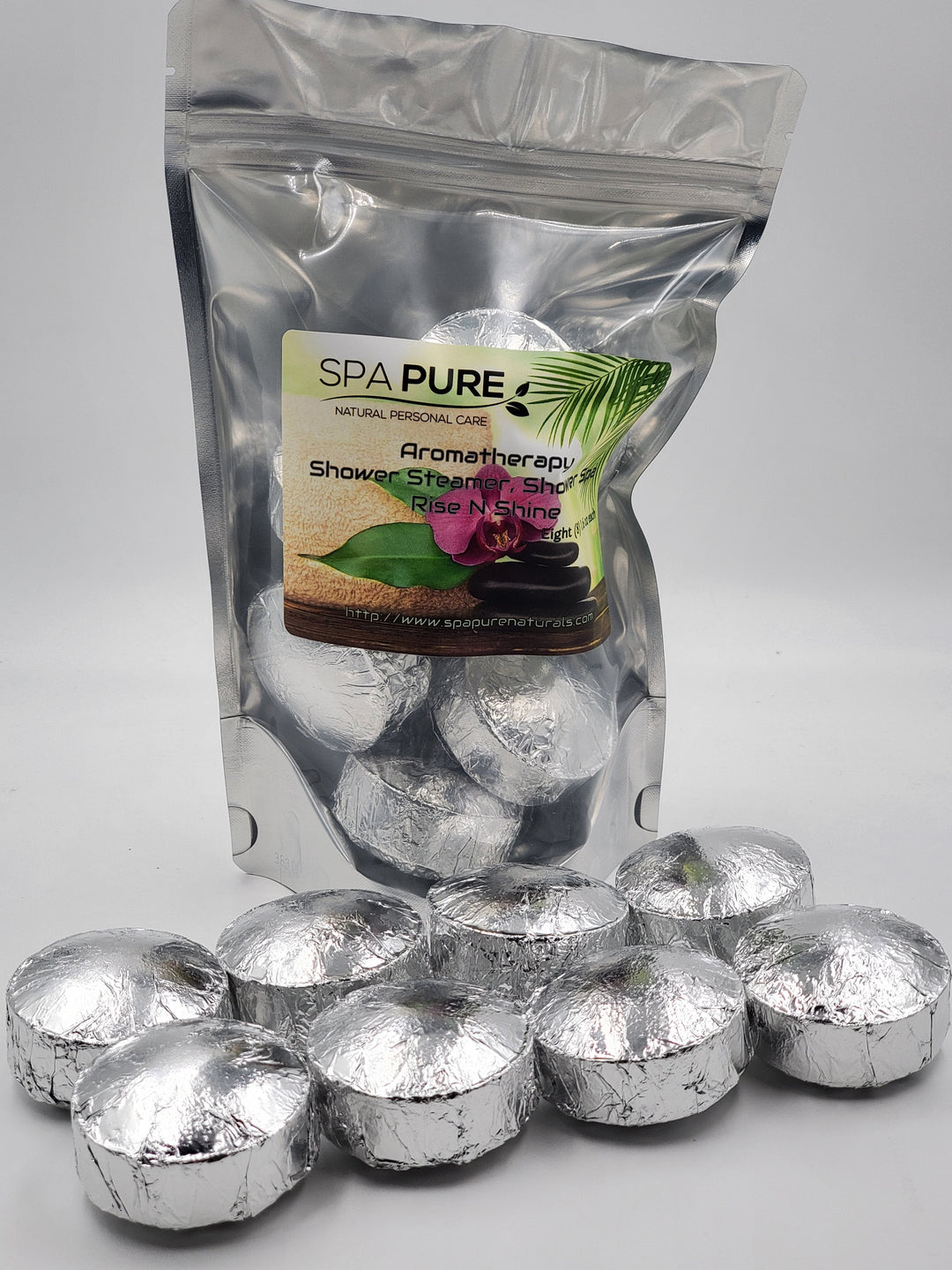 8 Aromatherapy Shower Bombs USA Made, 100% Natural/Organic Essential Oils