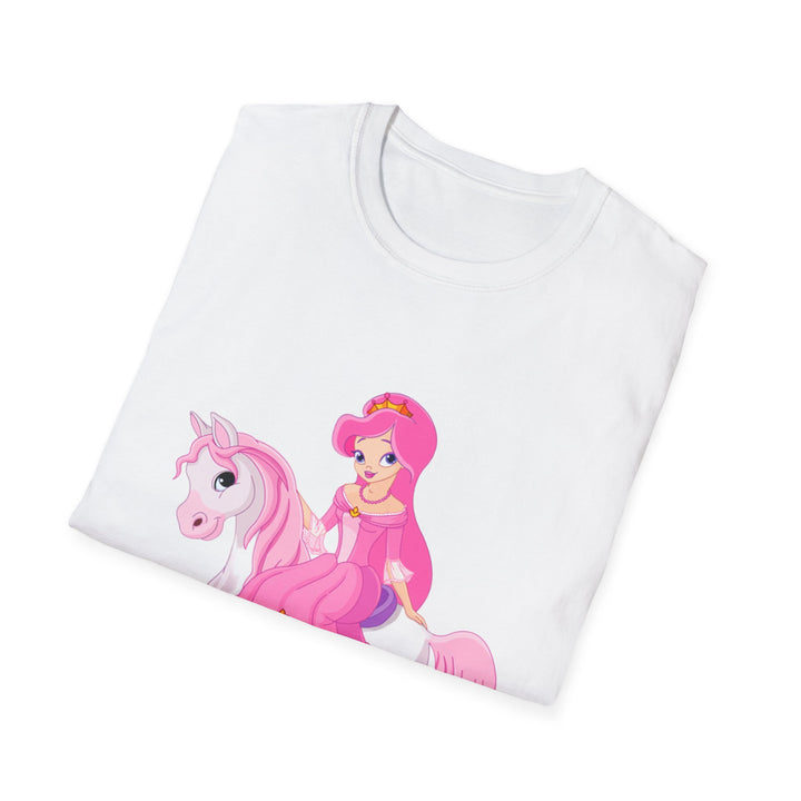 Princess on Horse Unisex Softstyle T-Shirt